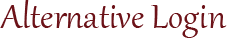 Alternative Login